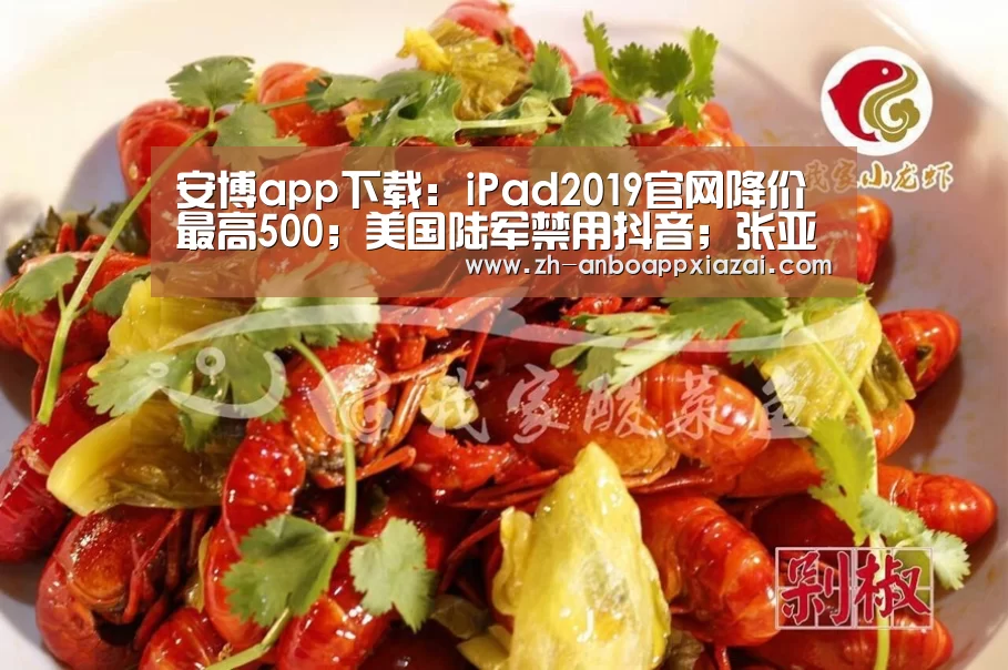 安博app下载:iPad2019官网降价最高500;美国陆军禁用抖音;张亚勤加盟清华大学|雷锋早报(图2) 安博app下载